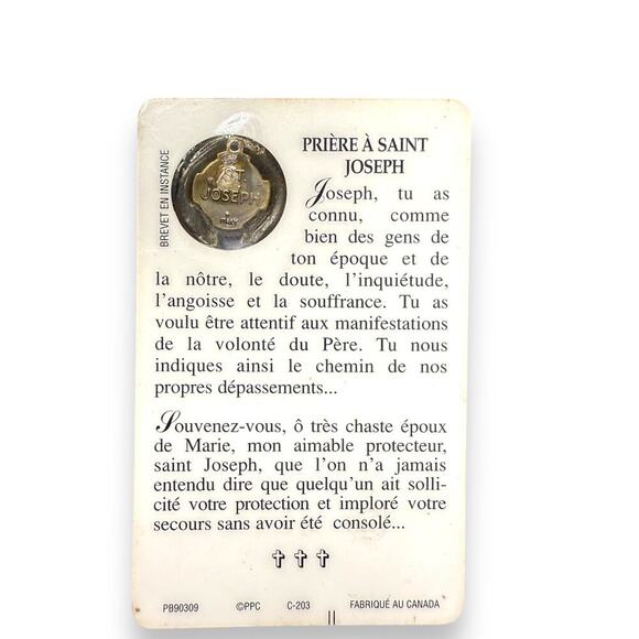 Vintage Joseph Devotional Holy Card lot of 6 pcs - Picture 3 of 3